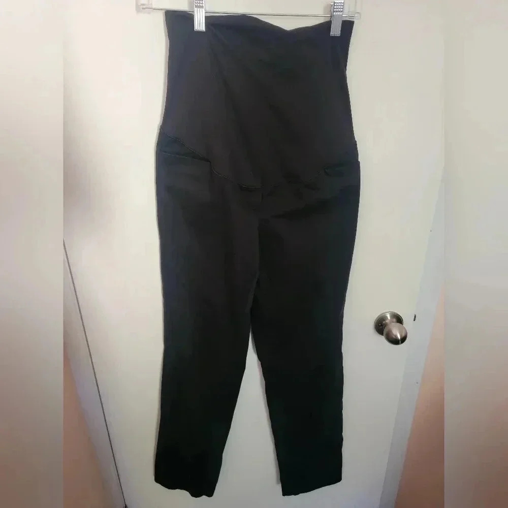 Loft Maternity Pants 2M Black 97% Cotton Fall y2k Casual work preppy